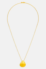 Droplet Pendant Necklace | Gold Droplet Pendant  | Mamour Paris