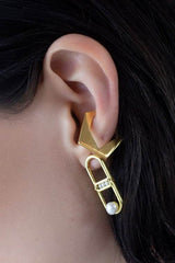 Mini Cuff Earrings | Gold Cuff Earrings | Mamour Paris
