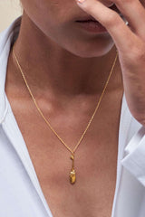 Letter I Pendant | Letter Pendant Necklace | Mamour Paris