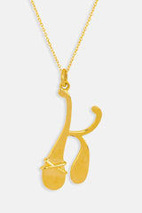 Letter K Pendant | K Pendant Necklace | Mamour Paris