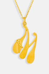 Letter M Pendant | M Pendant Necklace | Mamour Paris