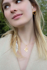 Letter M Pendant | M Pendant Necklace | Mamour Paris