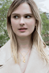 Letter X Pendant Necklace Mamour Paris jewellery