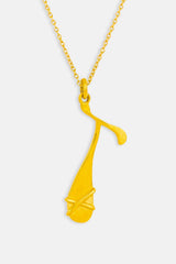 T Pendant Necklace | Letter T Necklace | Mamour Paris