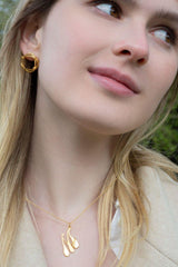 Modern Stud Earrings | Gold Stud Earrings | Mamour Paris