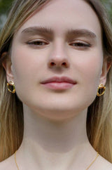 Modern Stud Earrings | Gold Stud Earrings | Mamour Paris