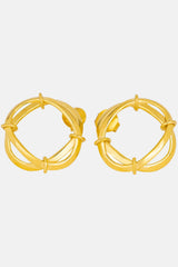 Modern Stud Earrings | Gold Stud Earrings | Mamour Paris