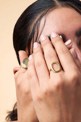 Gold Circle Ring | Open Circle Ring | Mamour Pa