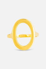Gold Circle Ring | Open Circle Ring | Mamour Pa