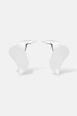 Silver Stud Earrings | Curve Stud Earrings | Mamour Paris