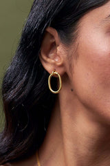 Sterling Silver Hoop Earrings | Gold Hoop Earrings | Mamour Paris
