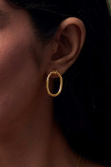 Sterling Silver Hoop Earrings | Gold Hoop Earrings | Mamour Paris