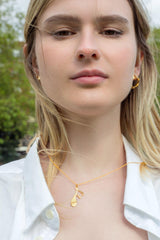 Letter F Pendant Necklace Mamour Paris jewellery