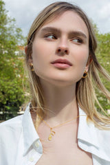 Letter F Pendant Necklace Mamour Paris jewellery