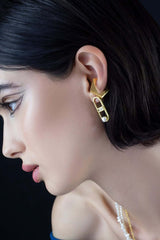 Mini Cuff Earrings | Gold Cuff Earrings | Mamour Paris