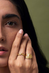 Stackable Band Ring | Gold Band Ring | Mamour Paris
