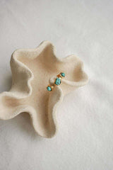 Turquoise Gemstone Sky Rocks 18k gold Ring