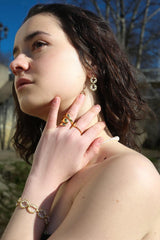 Ivory Foam Earrings | Foam Earrings | Mamour Paris