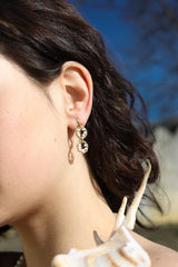 Ivory Foam Earrings | Foam Earrings | Mamour Paris